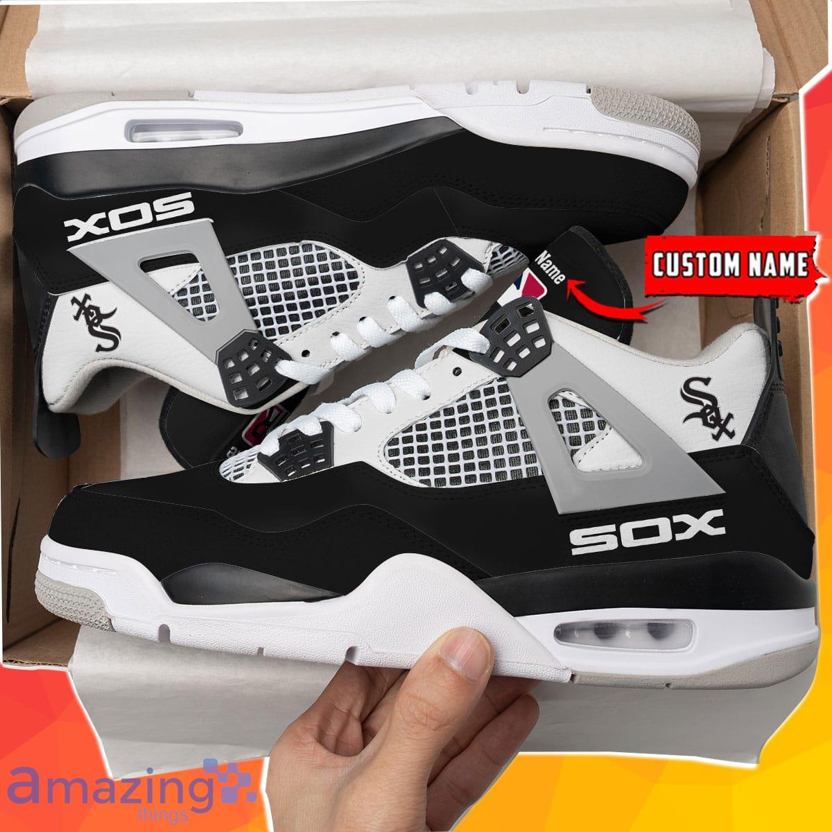 Chicago White Sox Personalized Air Jordan 4 Sneakers Best Gift For Men And Women Product Photo 1
