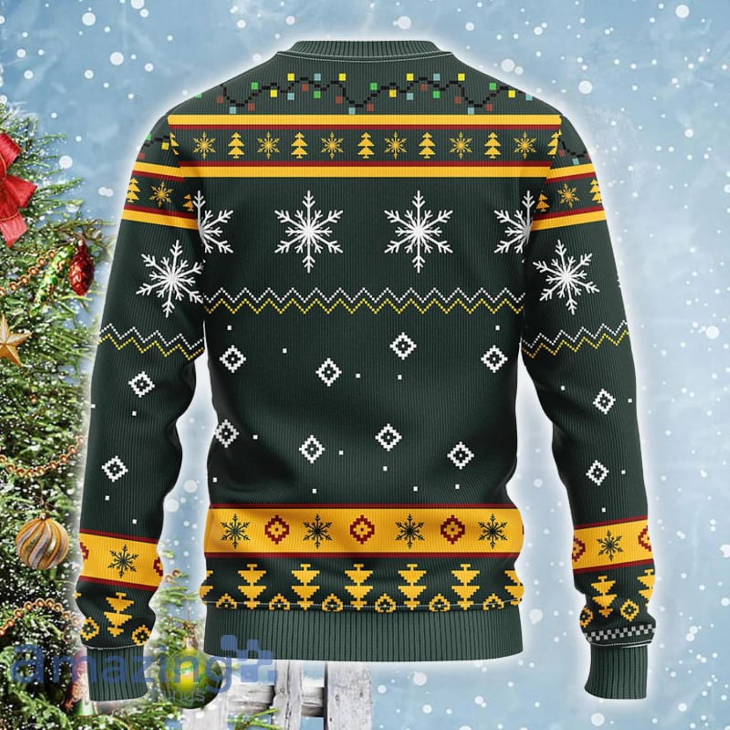 Green Bay Packers Christmas Grinch Sweater For Fans