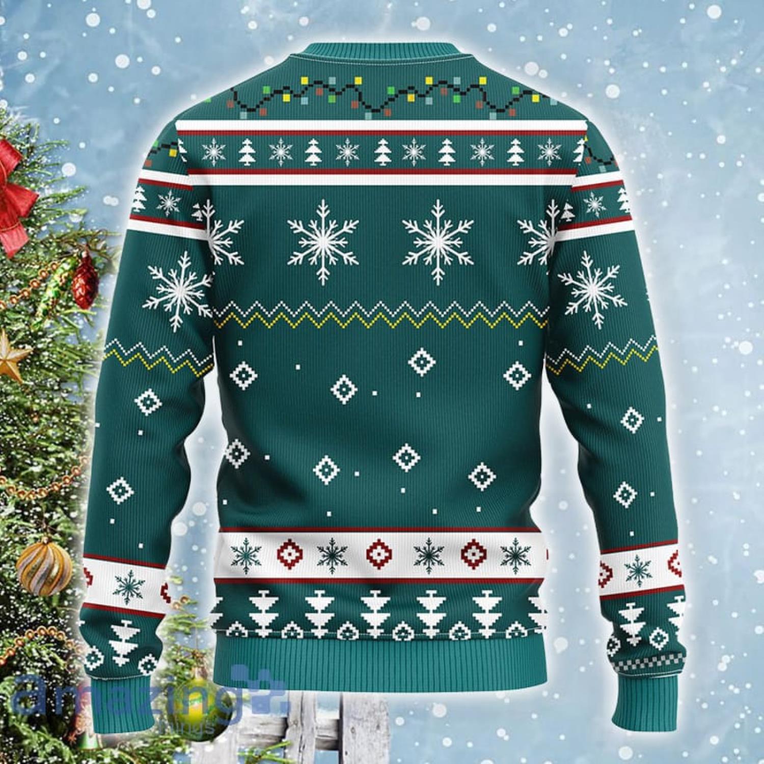 Philadelphia Eagles Grinch Ugly Christmas Sweater