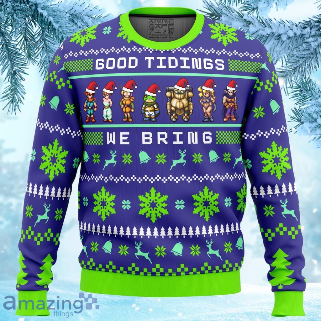 Chrono Trigger Good Tidings We Bring Ugly Christmas Sweater 3D Product Photo 1