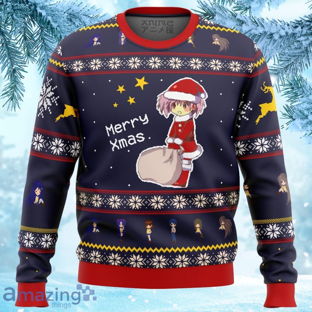 Clannad Merry Xmas Ugly Christmas Sweater 3D Product Photo 1