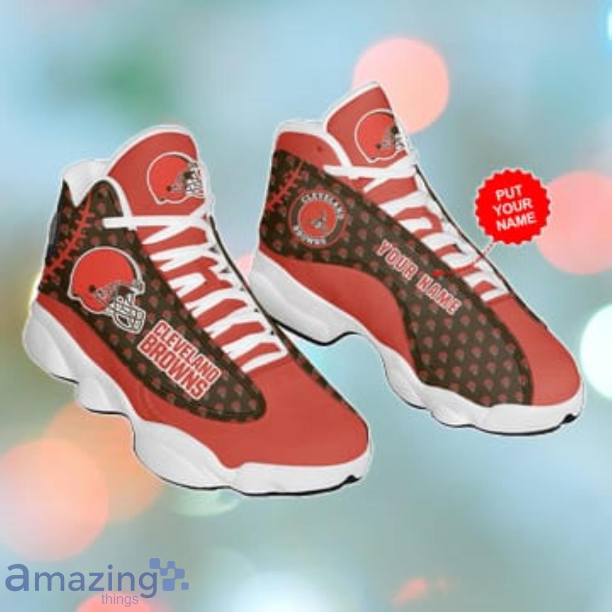 Cleveland Browns Shoes Customize Sneakers Yeezy Shoes for women