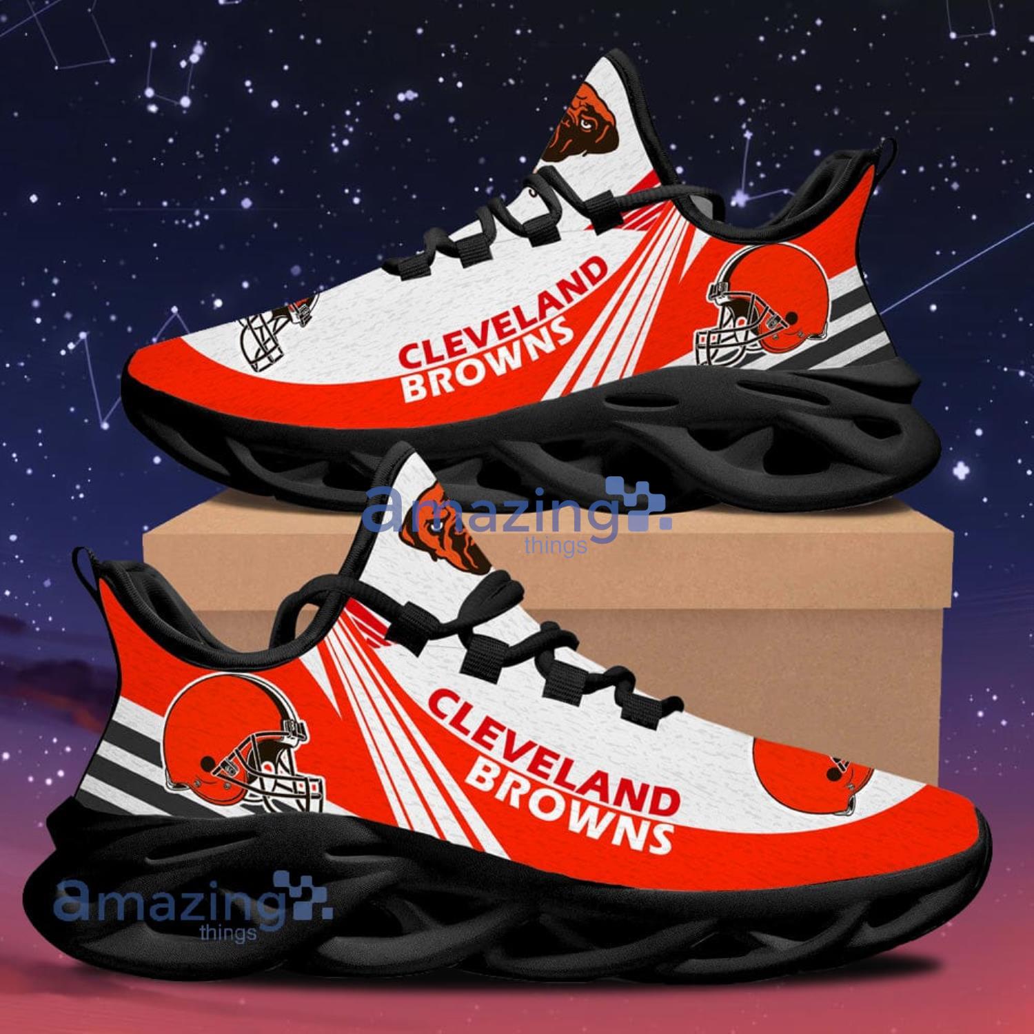 Cleveland Browns New Trend Max Soul Shoes Running Sneakers Product Photo 1