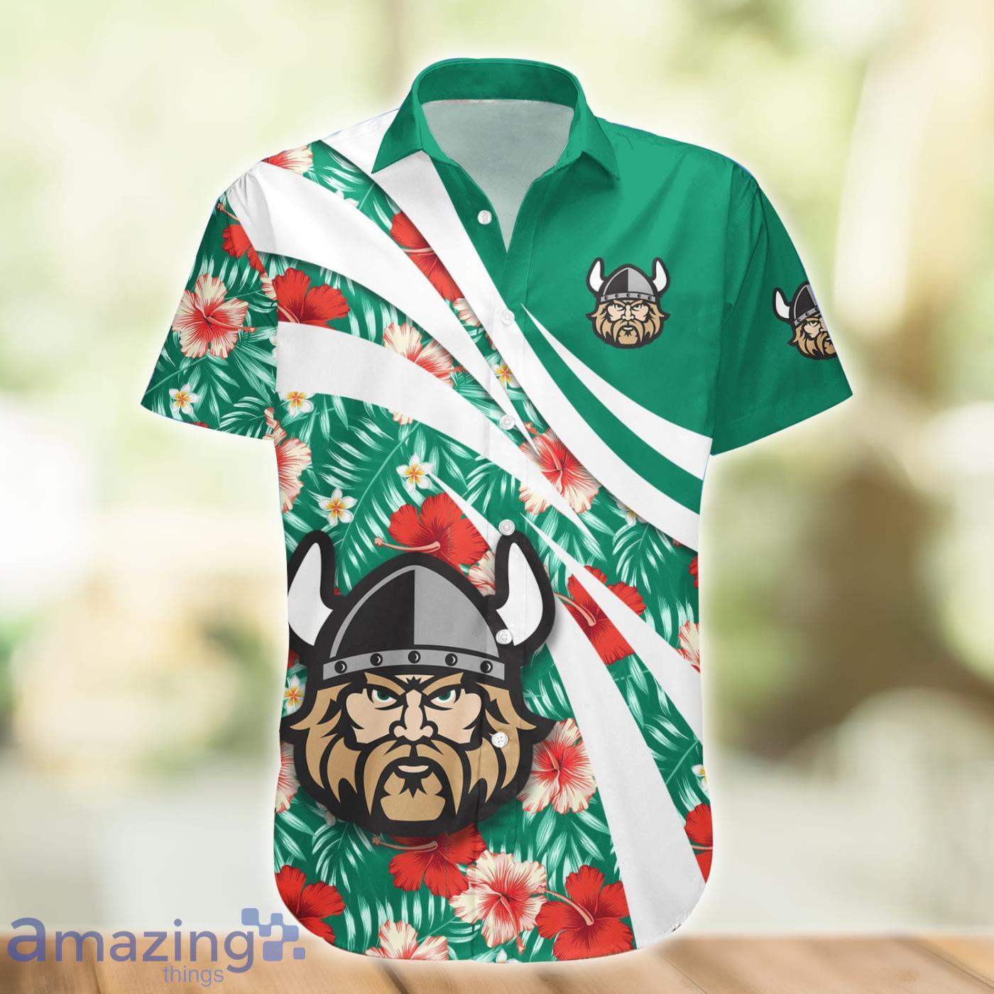 Viking Victory Style Personalized Hawaiian Shirt - Trendy Aloha