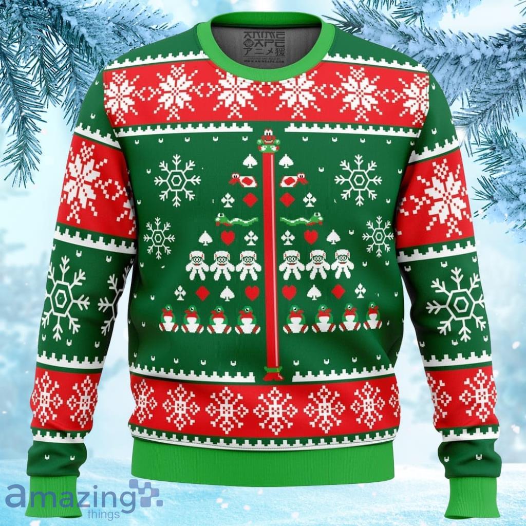 Cod Rest Ye Merry Gentlemen James Pond Ugly Christmas Sweater 3D Product Photo 1