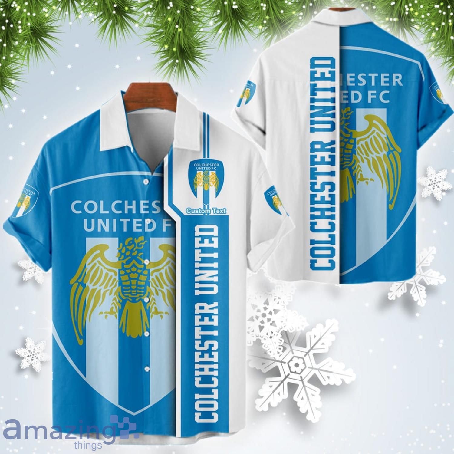 Colchester United Short Sleeve Hawaiian Shirt Custom Name For Fans Product Photo 1