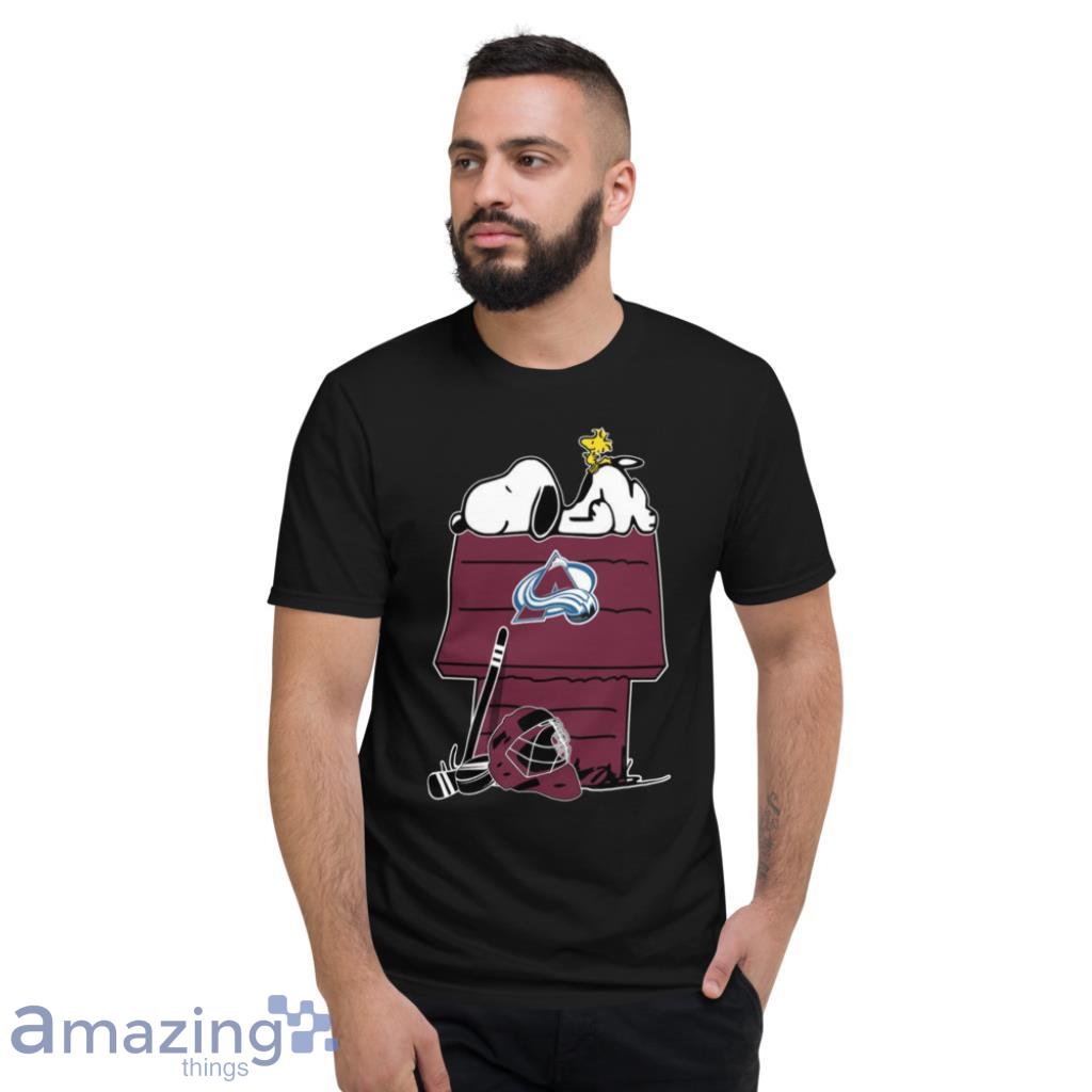 Colorado Avalanche Ice Hockey Snoopy And Woodstock NHL Women's T