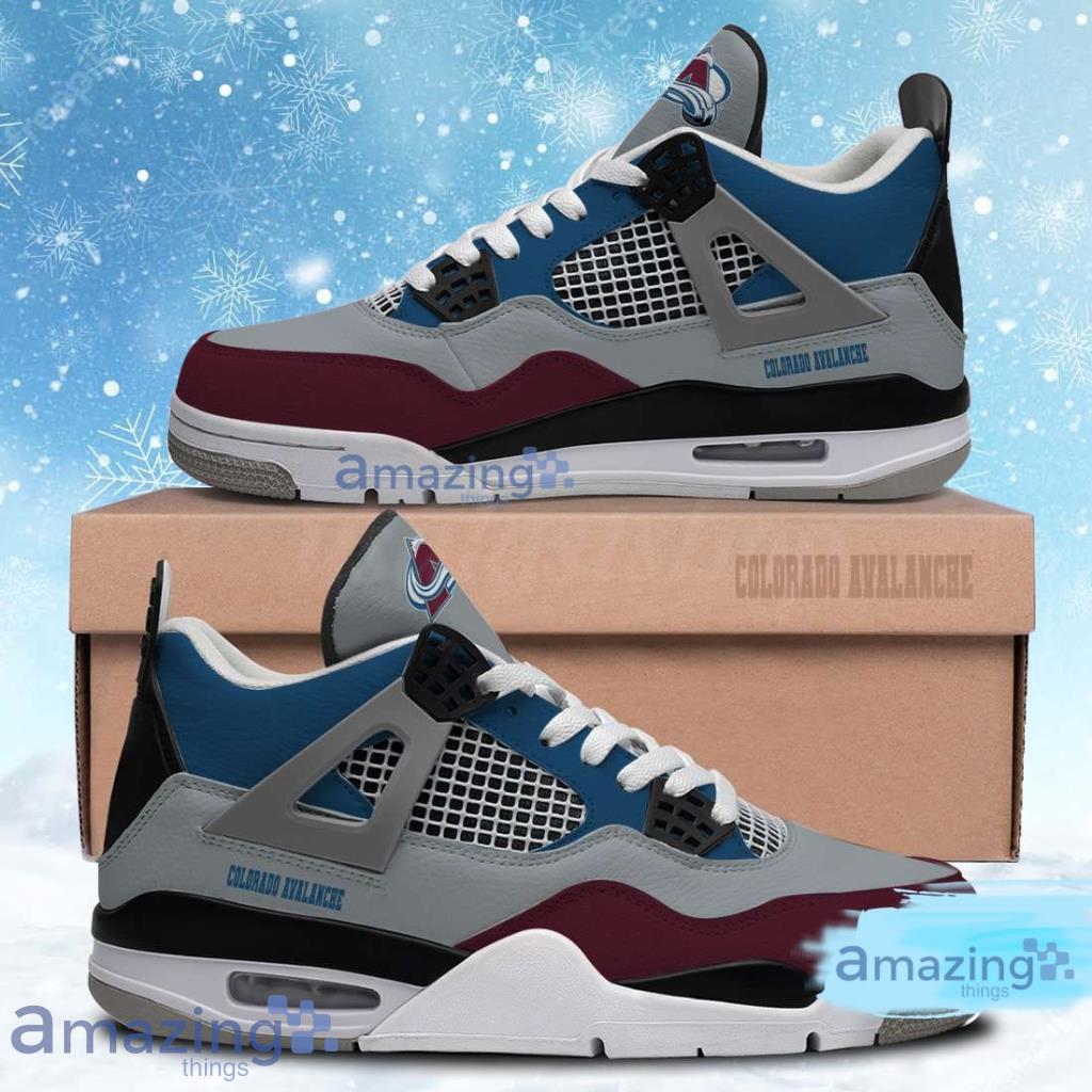 Colorado Avalanche Shoes NHL Air Jordan 4 Shoes Gifts For Men And Women Product Photo 1