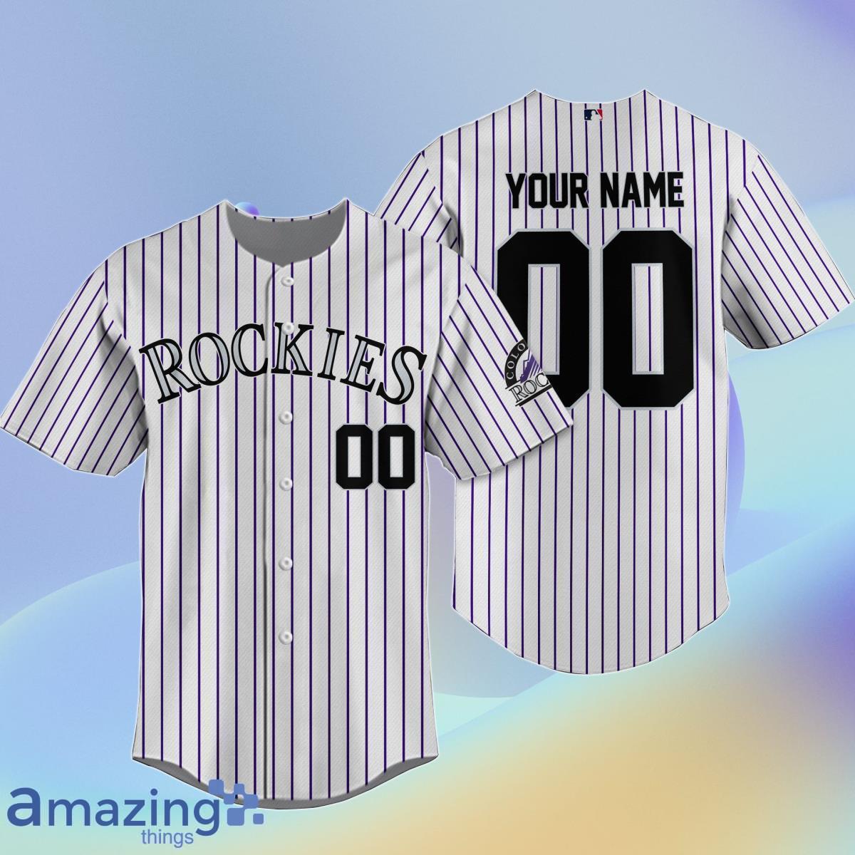 Colorado Rockies Custom Name & Number Baseball Jersey Best Gift