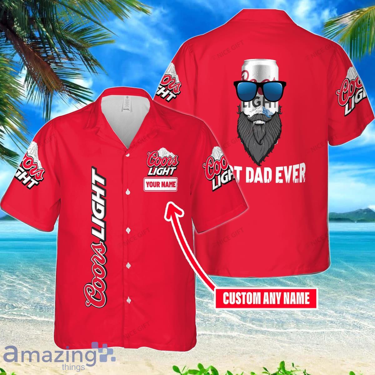 Coors Light Custom Name Hawaiian Shirt Best Gift For Men And Women Fans