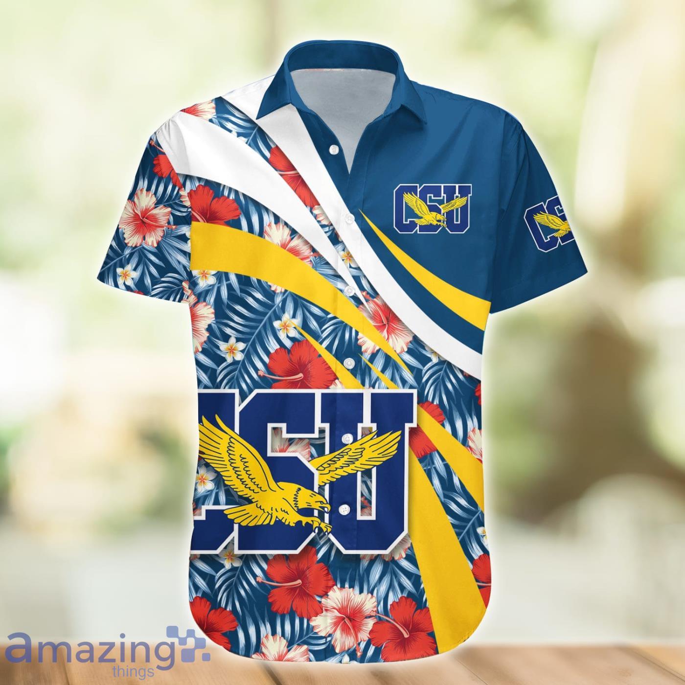 Coppin State Eagles NCAA Hibiscus Tropical Flower Hawaiian