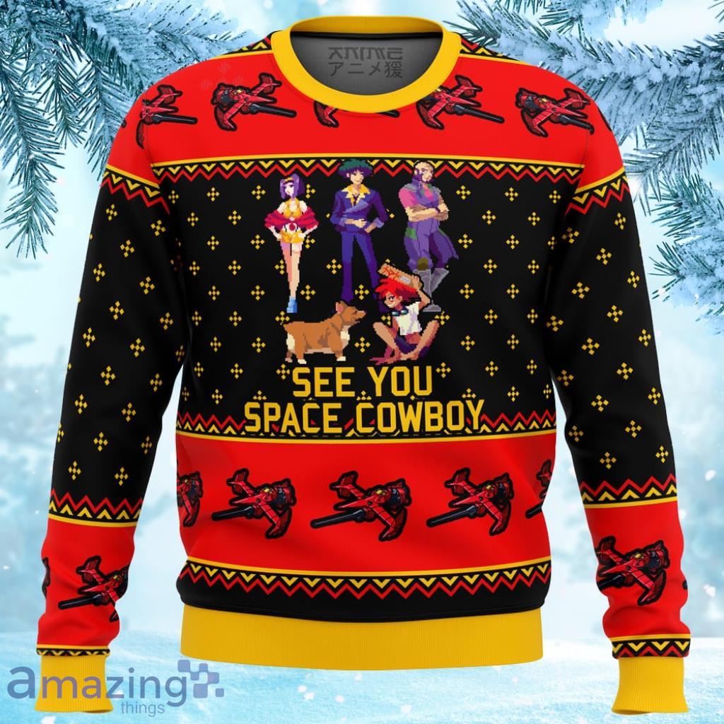 Cowboy Bebop See You Space Cowboy Ugly Christmas Sweater 3D Gift For Men And Women Product Photo 1