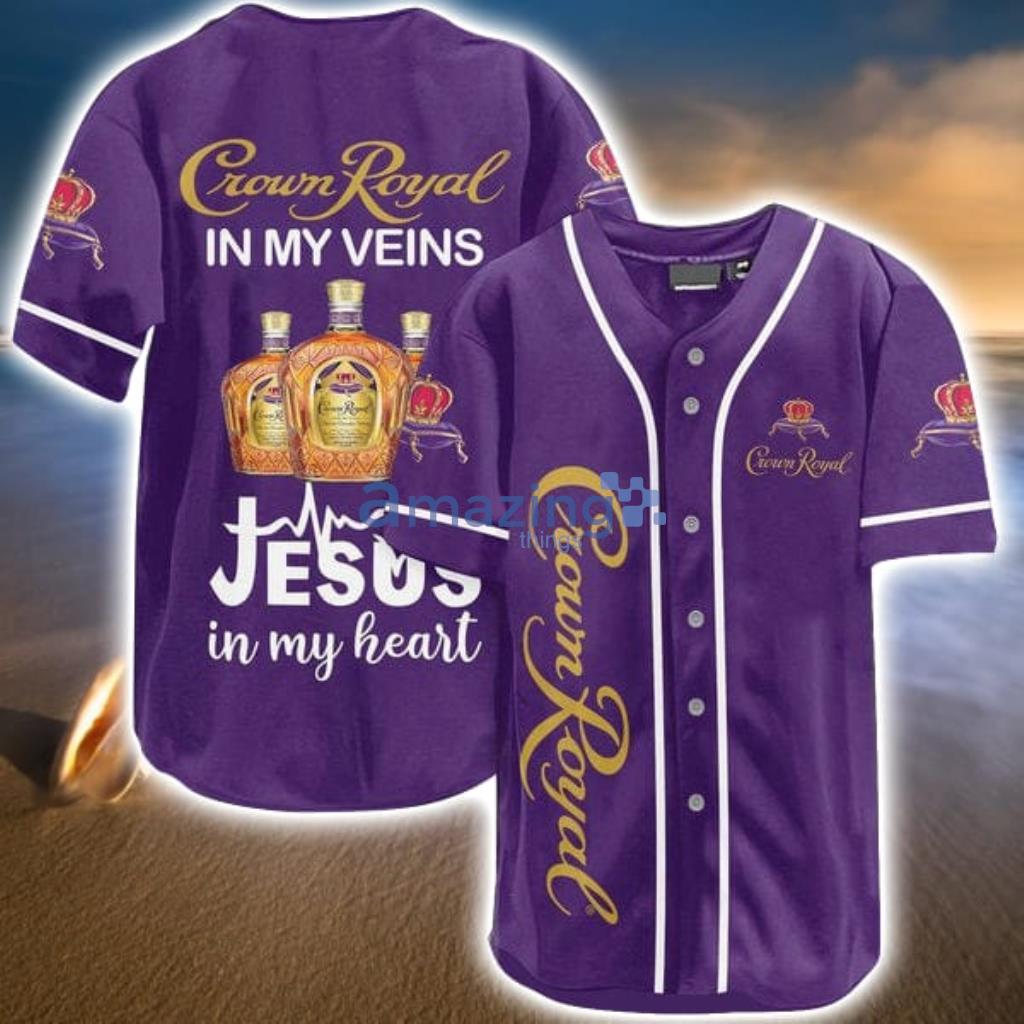 Crown Royal Jersey Shirt Crown Royal Baseball Jersey Crown 