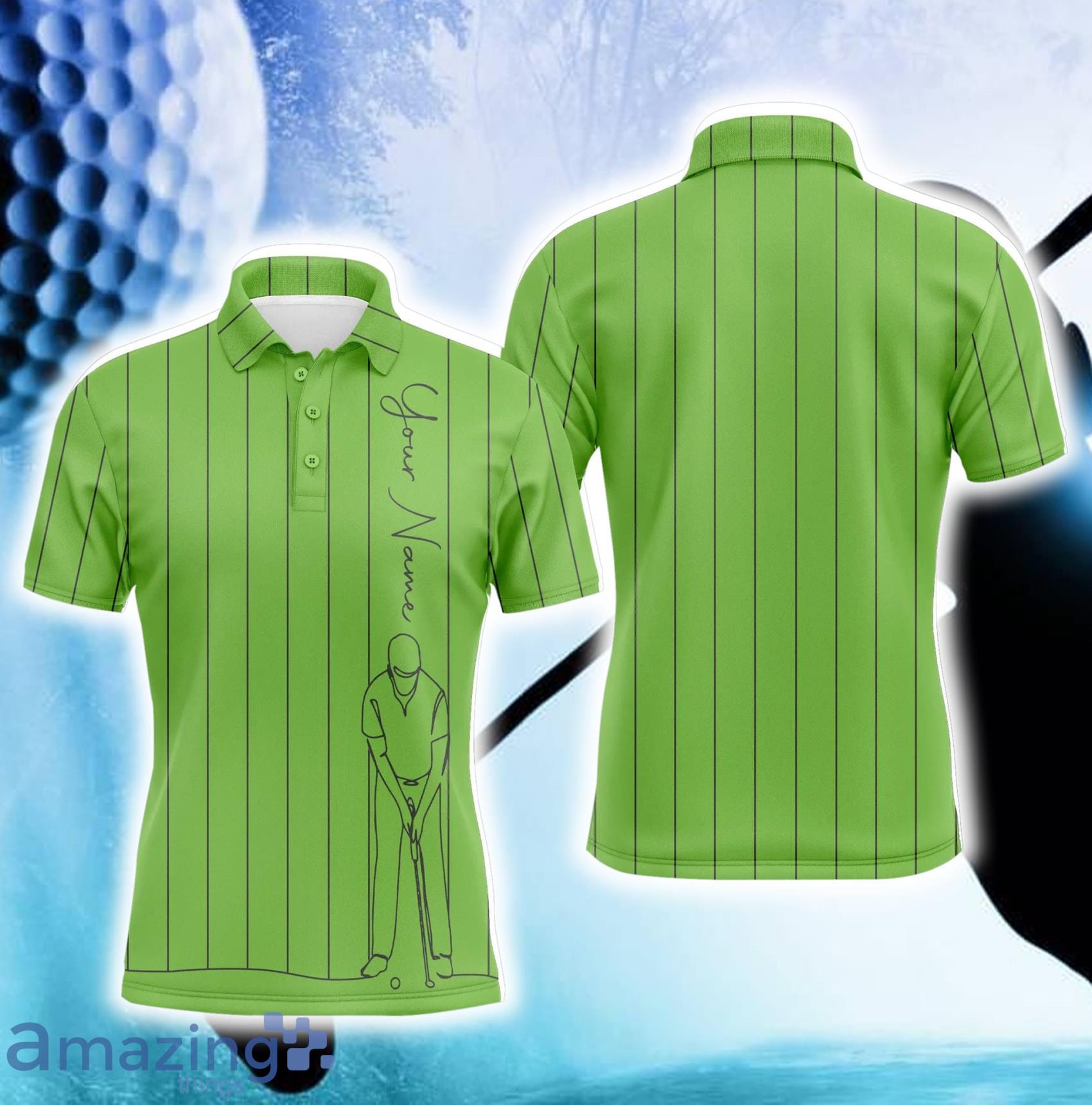 Custom Name Green And Black Line Polo Shirt For Men And Women Product Photo 1 Custom Name Green And Black Line Polo Shirt For Men And Women Product Photo 1