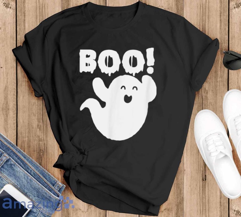 Cute Ghost T Cool Funny Ghost Boo Halloween Kids T Shirt