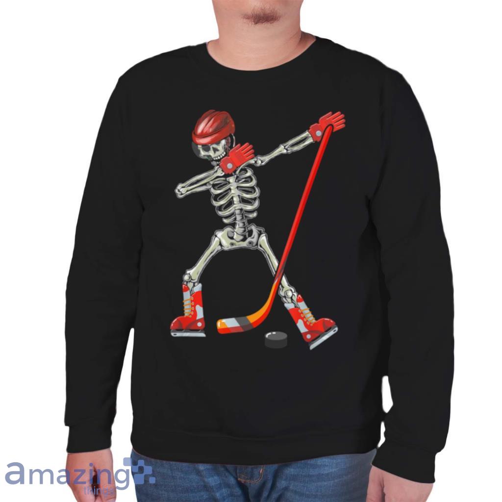 Halloween Half Skeleton Heck Men's Navy Blue Heather Graphic Tee-Small