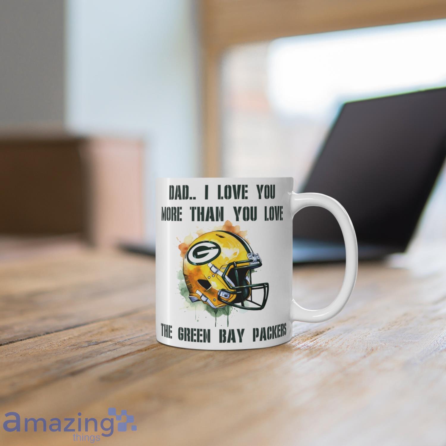 Green Bay Packers 15oz. Personalized Mug - White