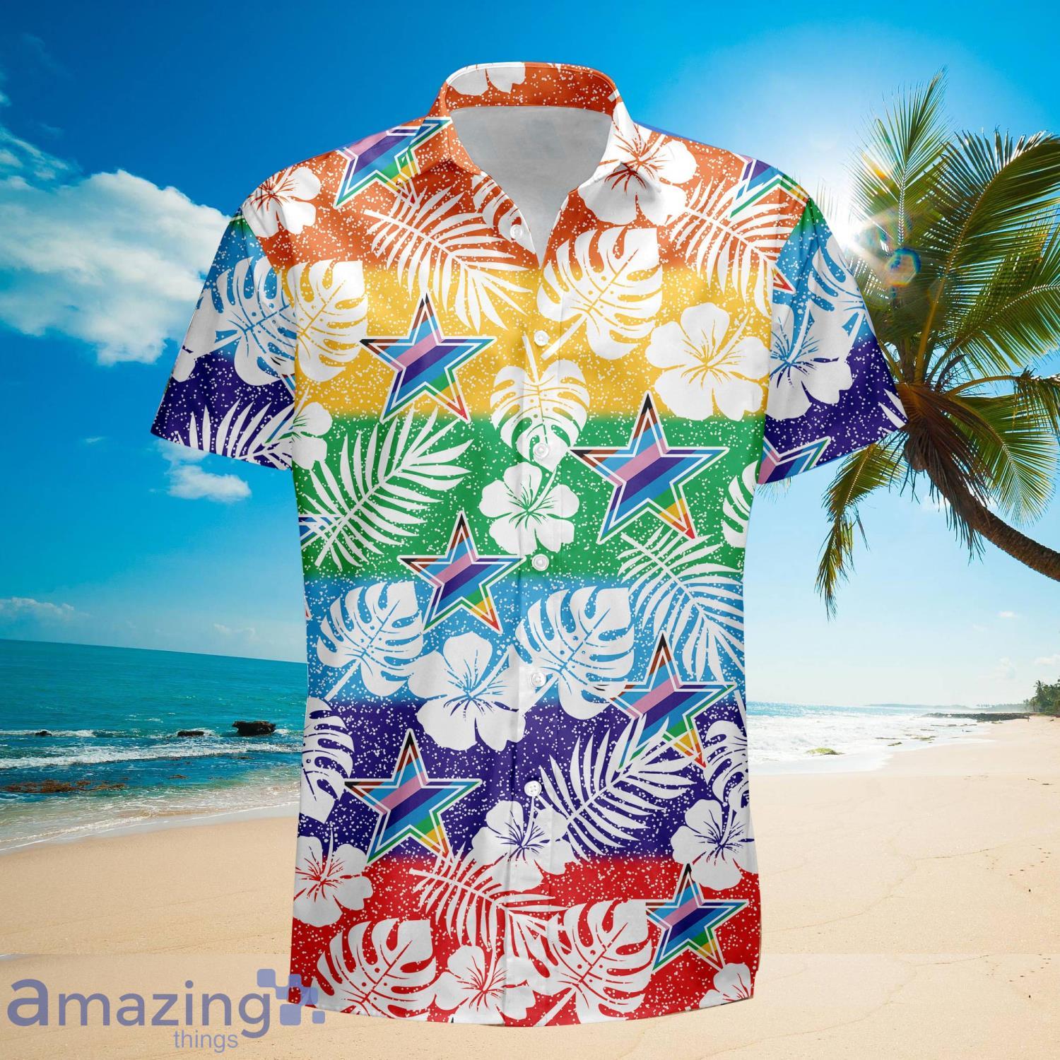 Dallas Cowboys NFL LGBT Aloha Hawaiian Shirt For Men And Women Product Photo 1