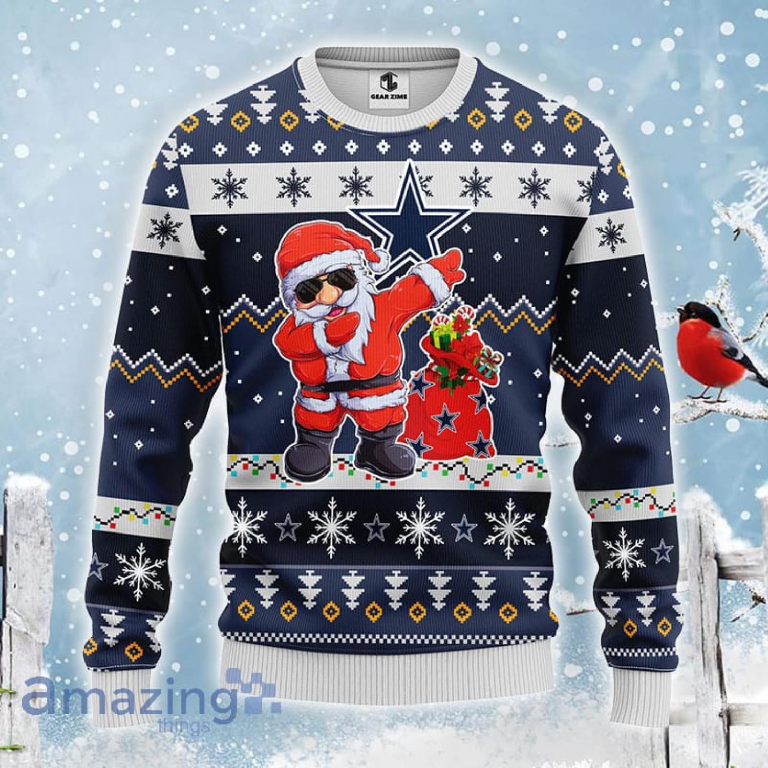 HOT Dallas Cowboys NFL 3D Ugly Xmas Sweater