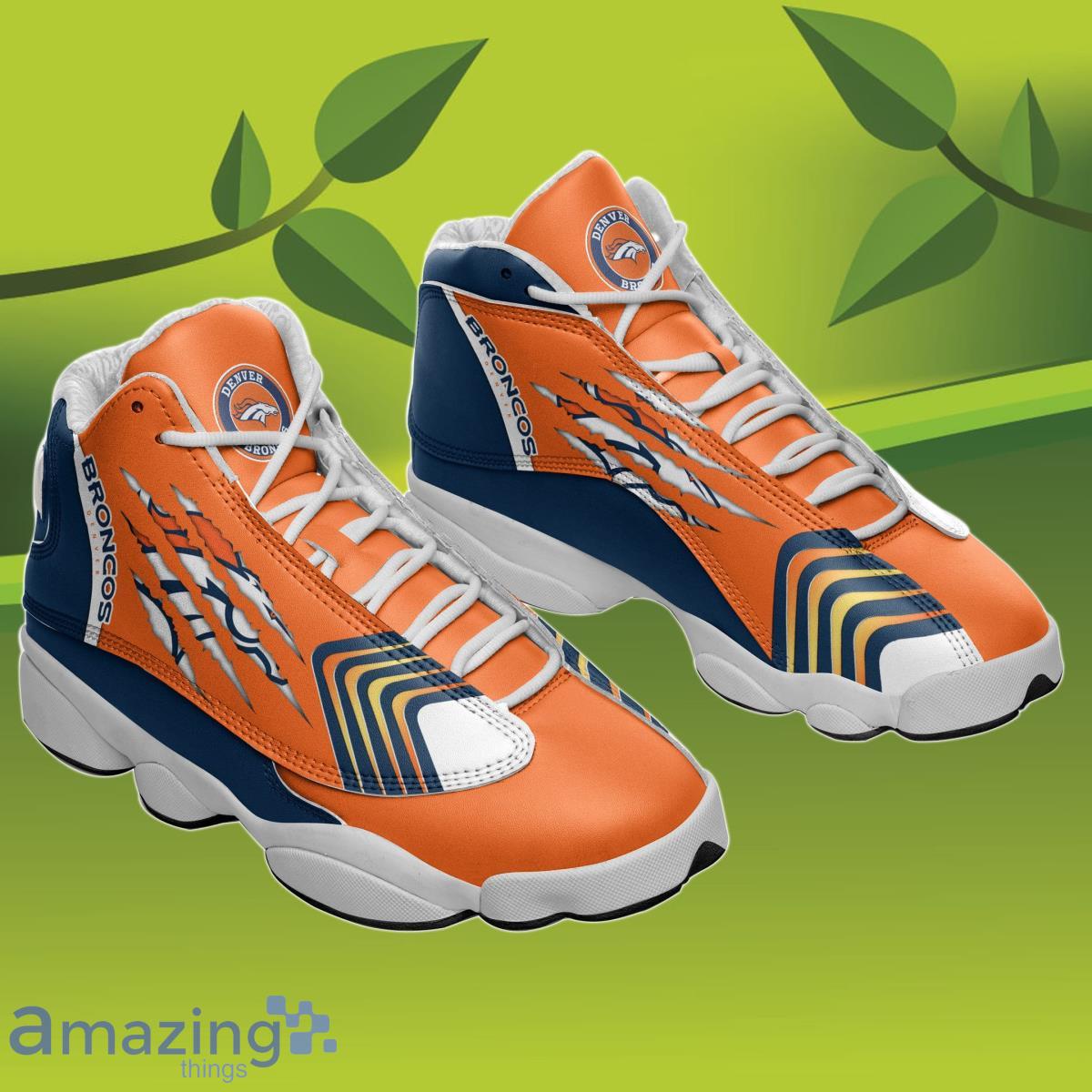 Denver Broncos Air Jordan 13 Sneakers Best Gift For Men And Women