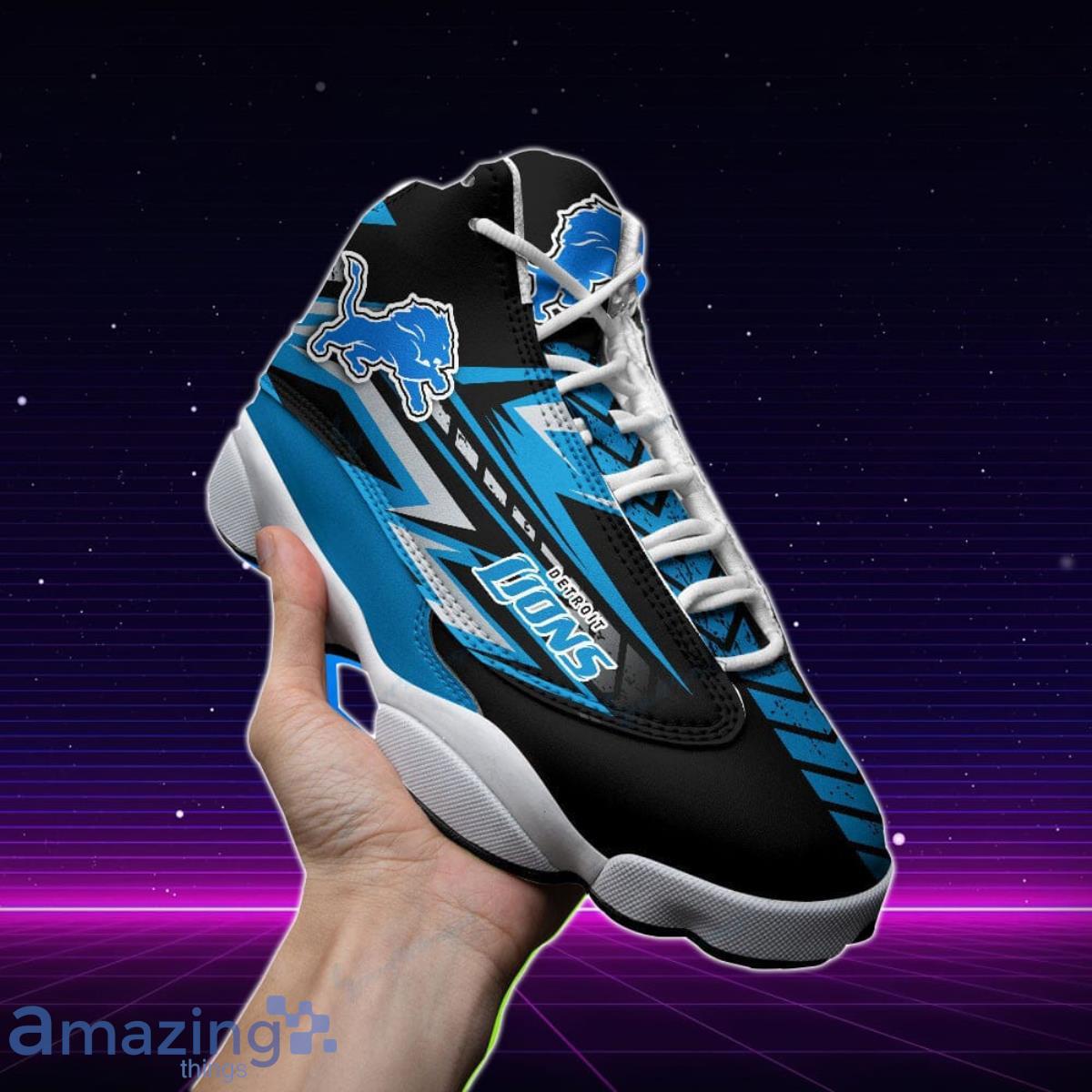 Detroit Lions Air Jordan 13 Shoes For Fans