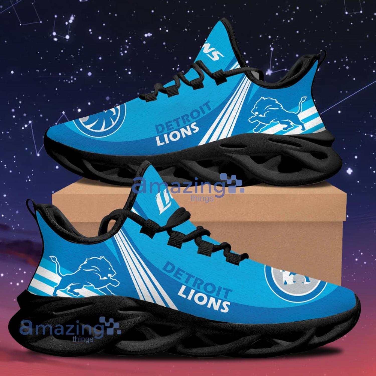 Detroit Lions New Trend Max Soul Shoes Running Sneakers Product Photo 1