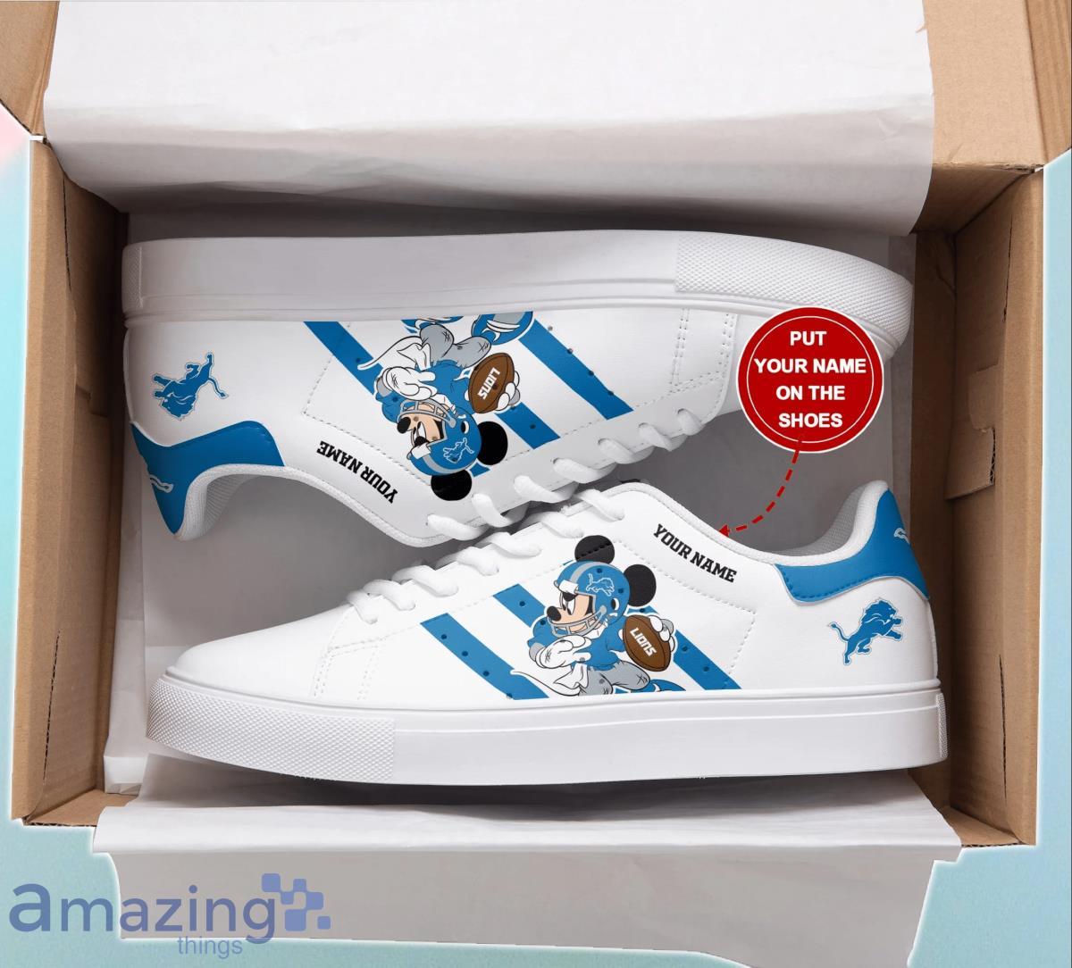 Personalized Mickey mouse Detroit Lions Football Stan Smith Shoes - The  Clothes You'll Ever Need