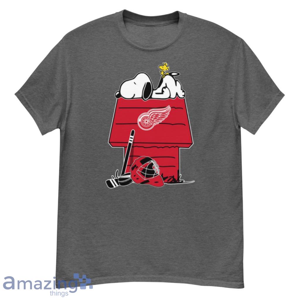 Detroit Red Wings Ice Hockey Snoopy And Woodstock NHL Unisex