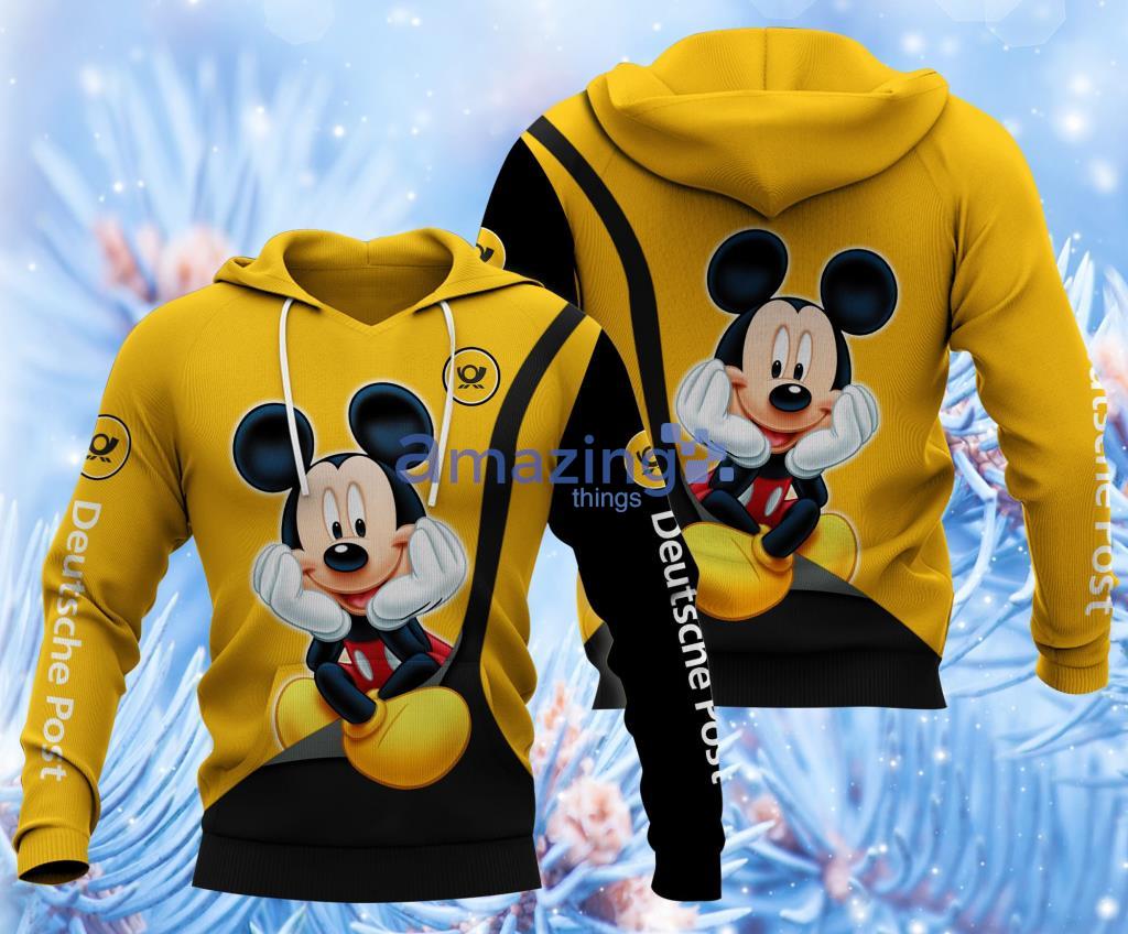 Yellow mickey 2025 mouse hoodie