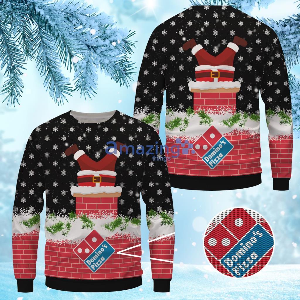 Domino's Pizza Wool Logo Ugly Christmas Ugly Sweater 3D Gift For Men And Women 3D Gift For Men And Women Product Photo 1