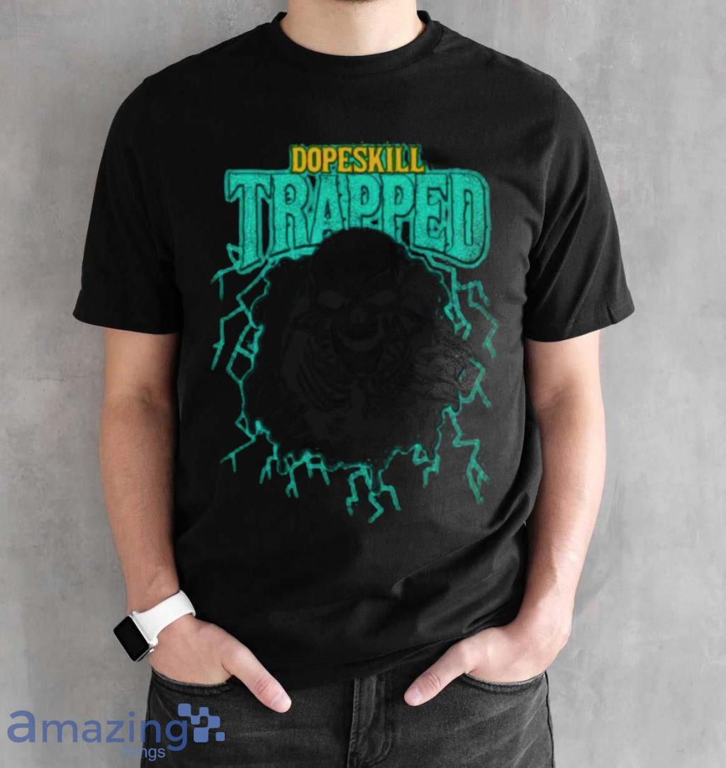 Dopeskill New Emerald Trapped Halloween Skull T Shirt image Dopeskill New Emerald Trapped Halloween Skull T Shirt Product Photo 2