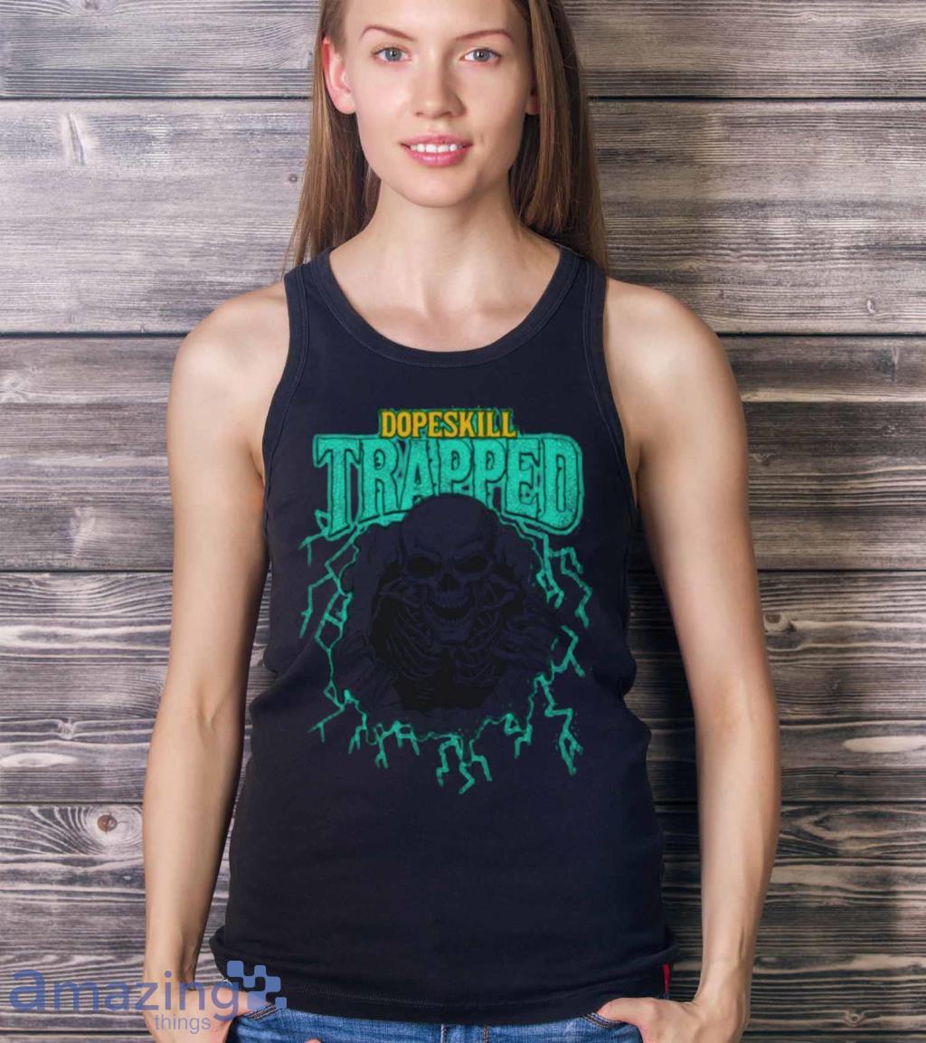 Dopeskill New Emerald Trapped Halloween Skull T Shirt image Dopeskill New Emerald Trapped Halloween Skull T Shirt Product Photo 4