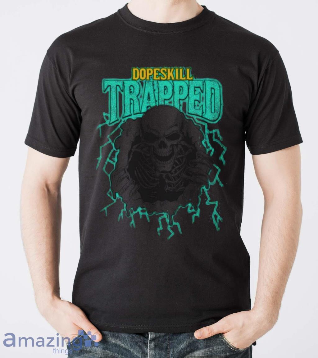 Dopeskill New Emerald Trapped Halloween Skull T Shirt image Dopeskill New Emerald Trapped Halloween Skull T Shirt Product Photo 5