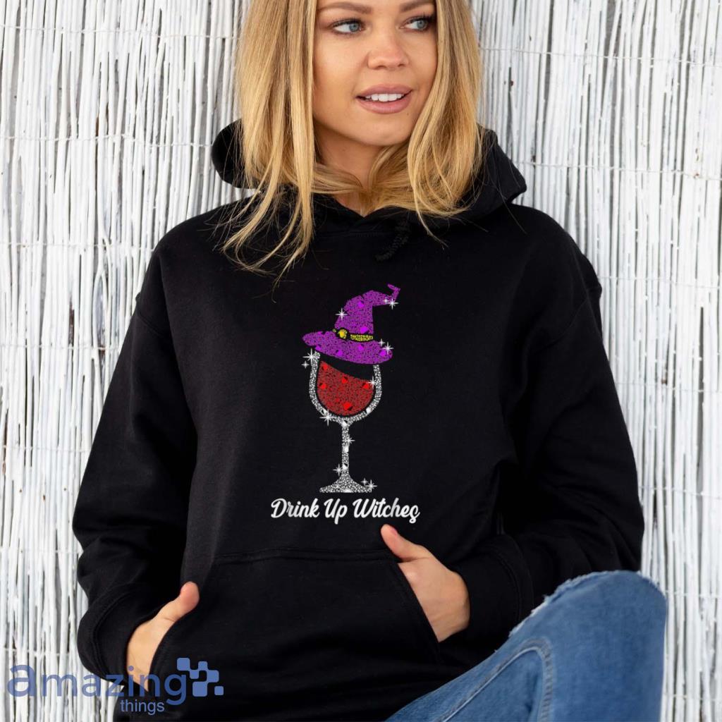 Drink Up Witches Witch Squad Wine Glass Halloween 2021 T Shirt image Drink Up Witches Witch Squad Wine Glass Halloween 2021 T Shirt Product Photo 6