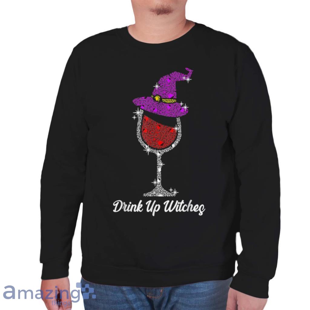 Drink Up Witches Witch Squad Wine Glass Halloween 2021 T Shirt image Drink Up Witches Witch Squad Wine Glass Halloween 2021 T Shirt Product Photo 7