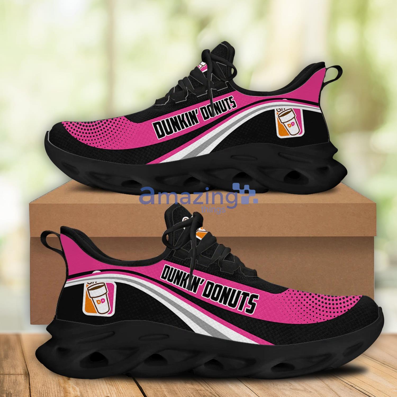 Dunkin’ Donuts Max Soul Shoes Unique Running Sneakers For Men And Women Product Photo 1