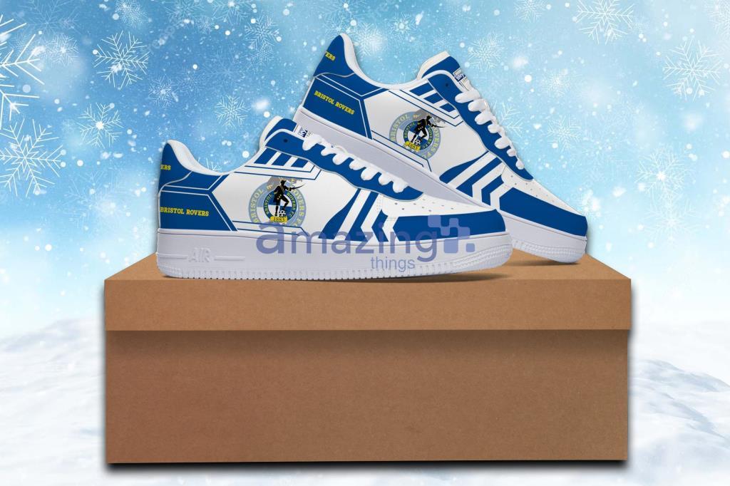 EFL League One Bristol Rovers Air Force Shoes Gift For Fans Product Photo 1