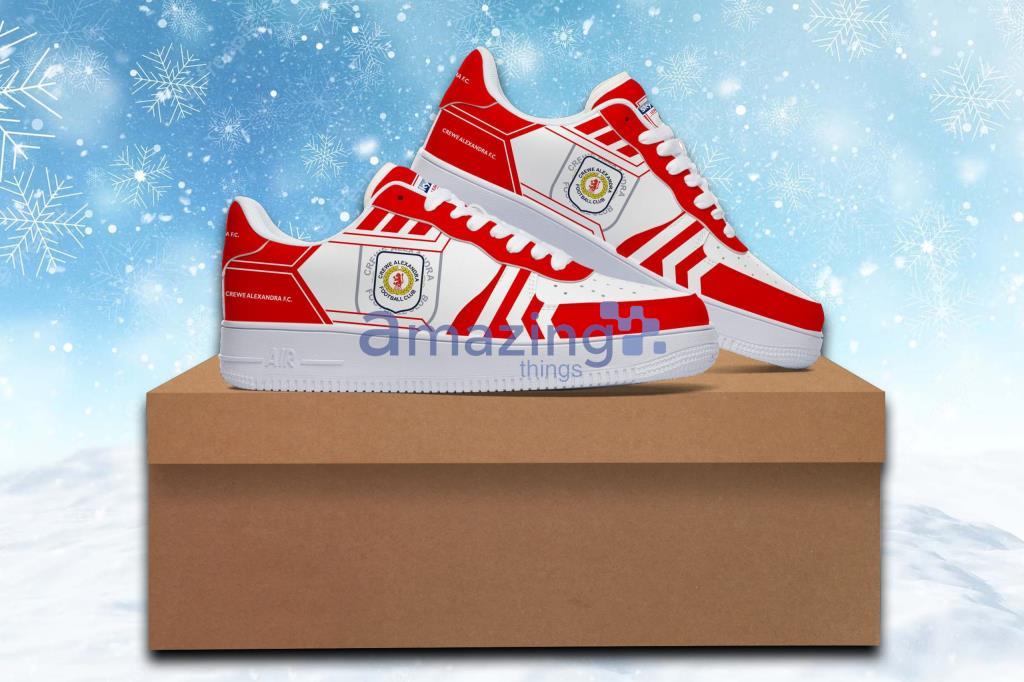 EFL League Two Crewe Alexandra Air Force Shoes Gift For Fans Product Photo 1 EFL League Two Crewe Alexandra Air Force Shoes Gift For Fans Product Photo 1