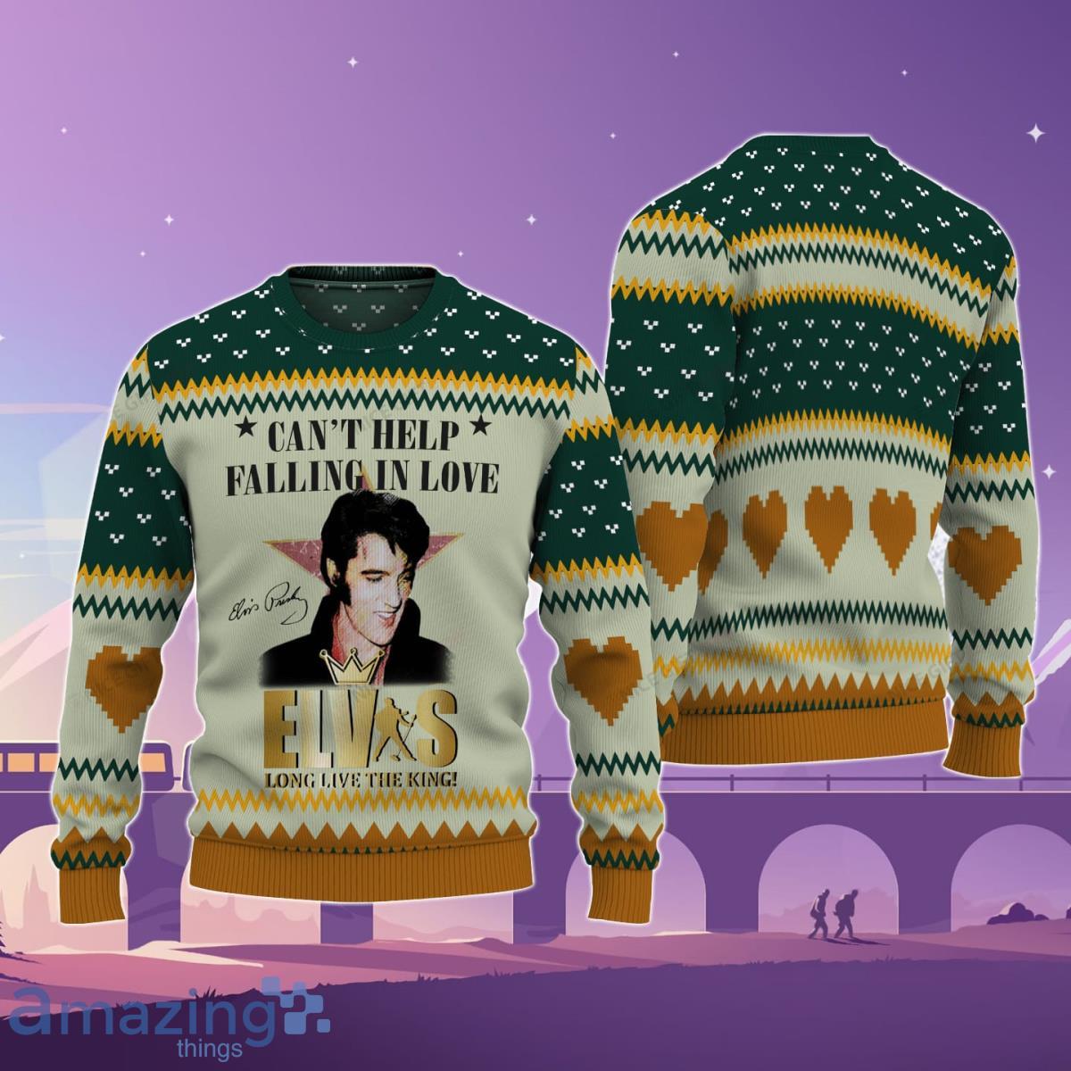 Elvis Presley Can’t Help Falling In Love Sweater Best Gift For Men And Women Product Photo 1
