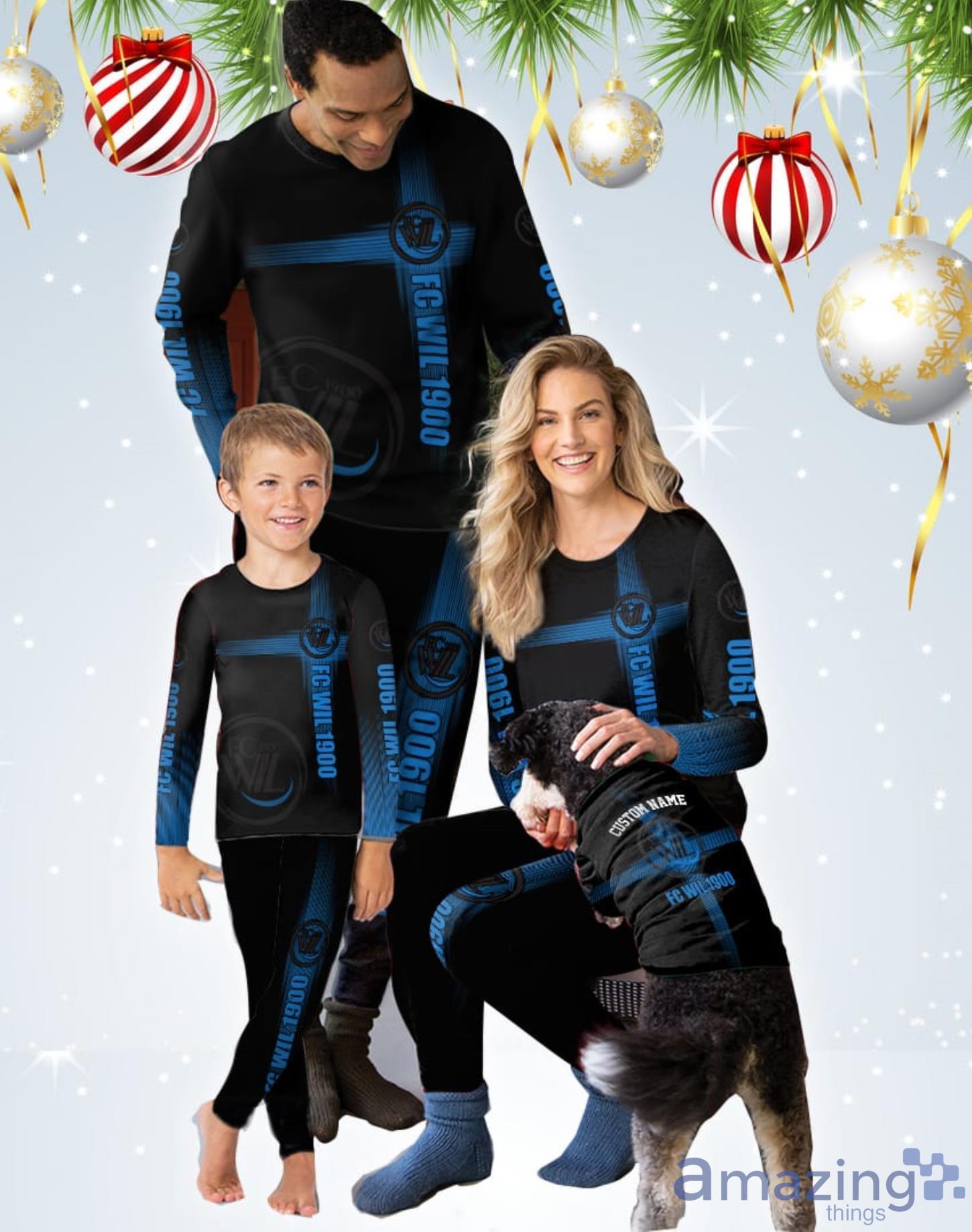 FC Wil Custom Name Pajamas Set Best Gift For Family Product Photo 1 FC Wil Custom Name Pajamas Set Best Gift For Family Product Photo 1