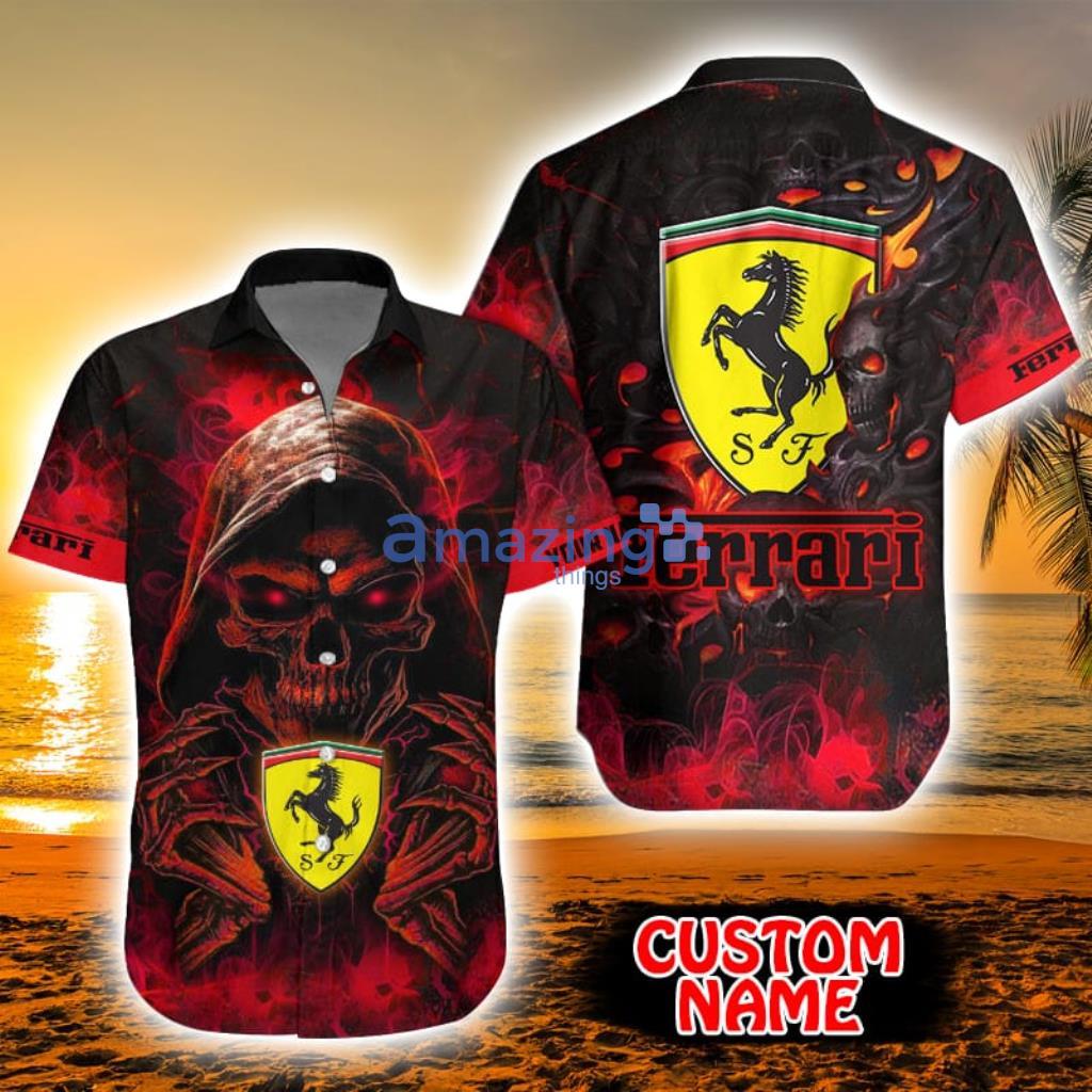 Ferrari Custom Name Hawaiian Shirt Gift For Men And Women Product Photo 1