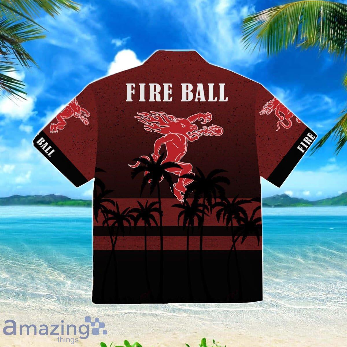 Fireball Cinnamon Whisky Hawaiian Shirt Best Gift For Men And Women image Fireball Cinnamon Whisky Hawaiian Shirt Best Gift For Men And Women Product Photo 2