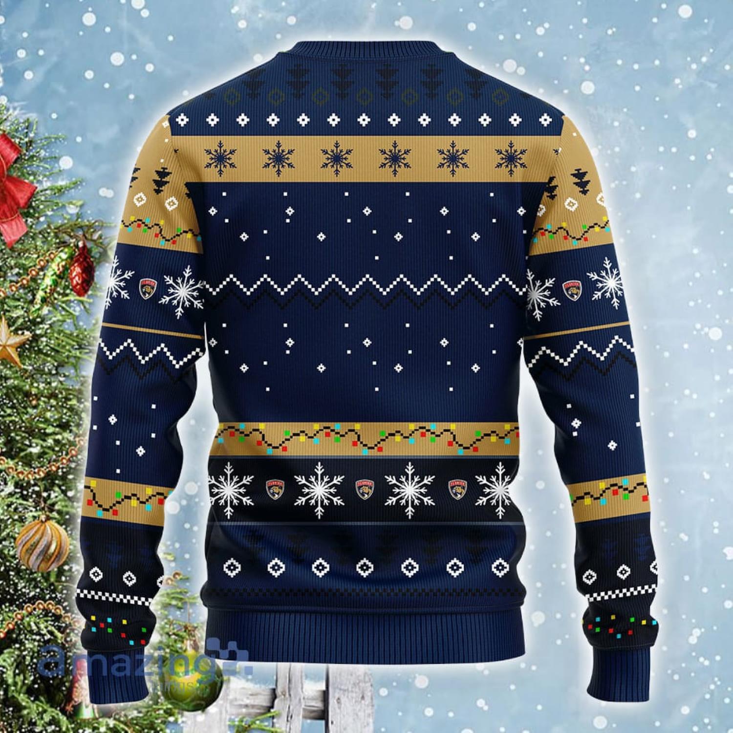 Florida Panthers Hockey Custom Ugly Christmas Sweater - EmonShop