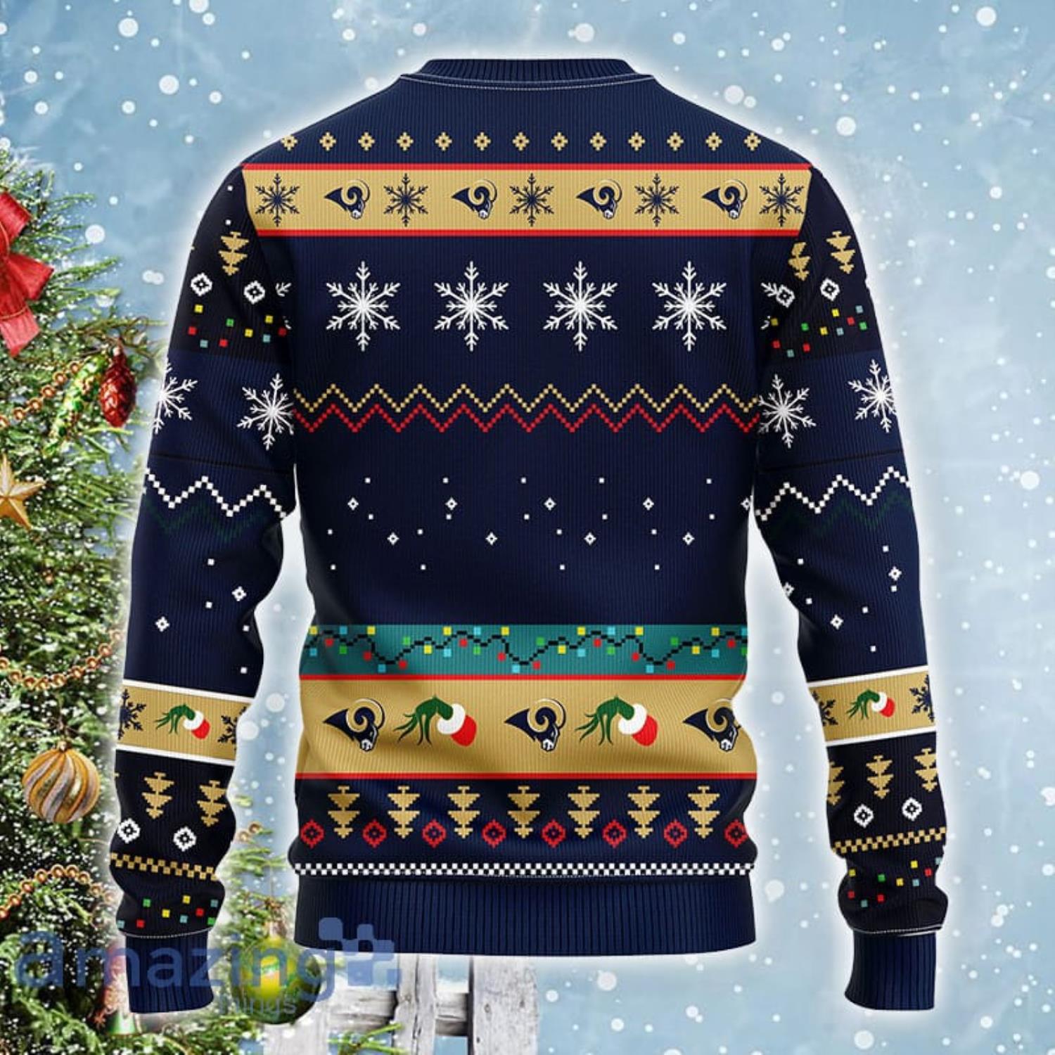 NFL Mens Light Up Ugly Christmas Sweater