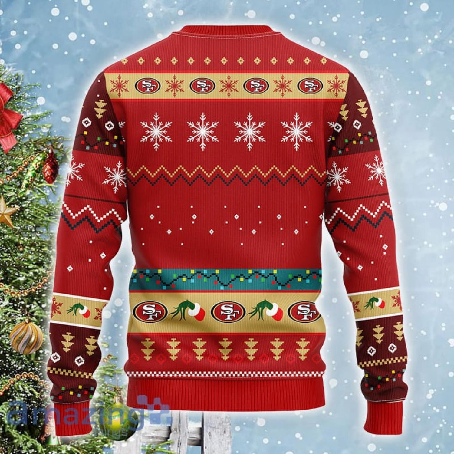 49ers Ugly Christmas Sweater Grinch San Francisco 49ers Gift - Personalized  Gifts: Family, Sports, Occasions, Trending