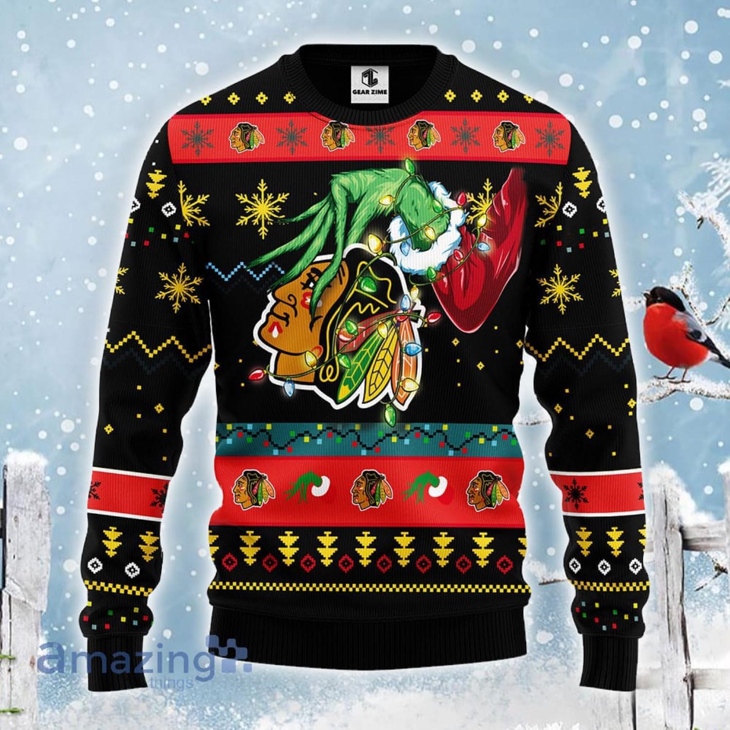 Christmas Gift NHL Pittsburgh Penguins Logo With Funny Grinch Ugly Christmas  Sweater For Fans