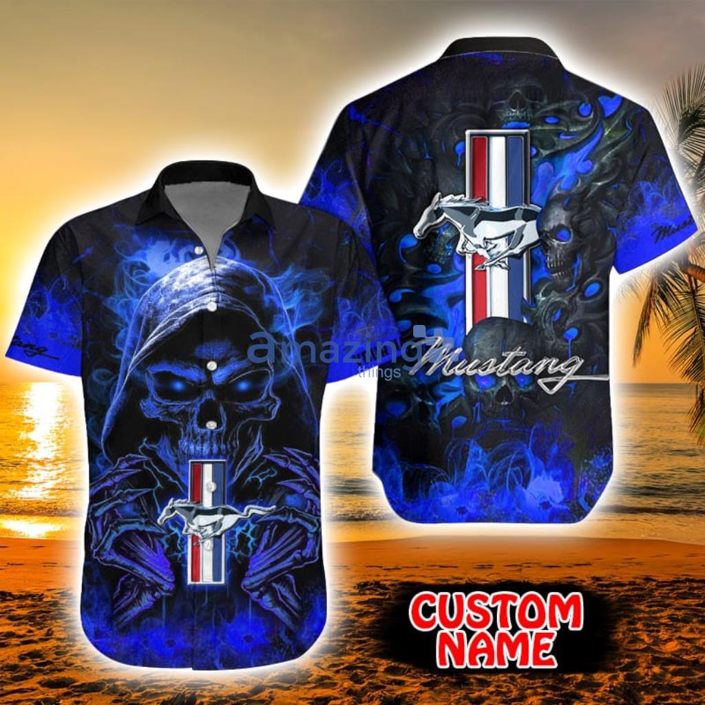 Ford-Mustang Custom Name Hawaiian Shirt Gift For Men And Women Product Photo 1