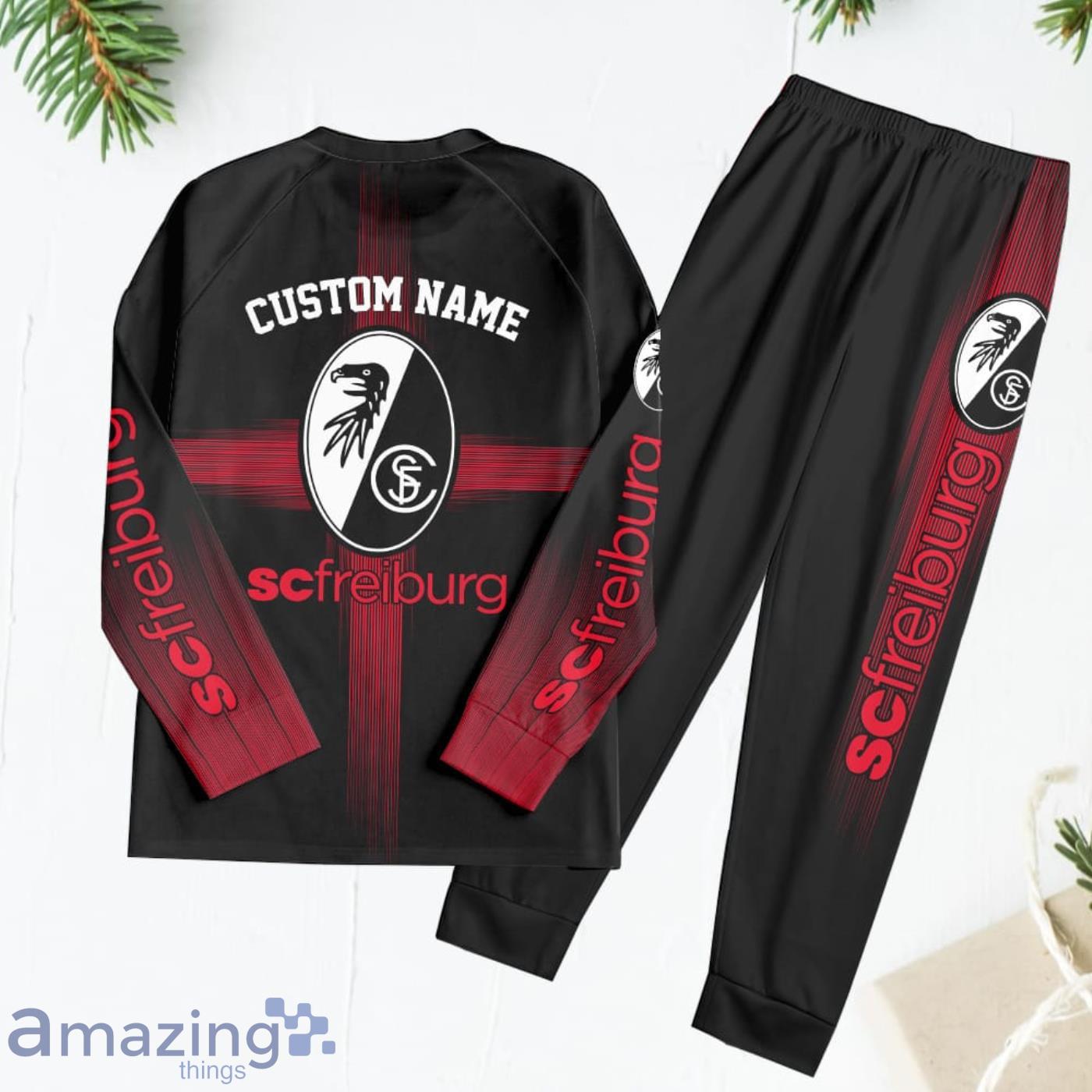 Freiburg Cusom Name Pajamas Set Best Gift For Family image Freiburg Cusom Name Pajamas Set Best Gift For Family Product Photo 3