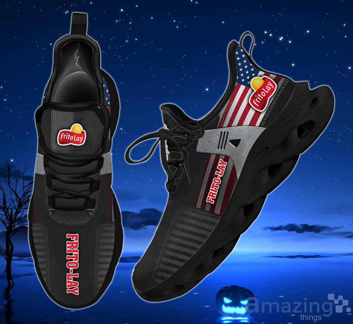 Frito-Lay Max Soul Shoes American Flag Pattern Sport Running Shoes Product Photo 1