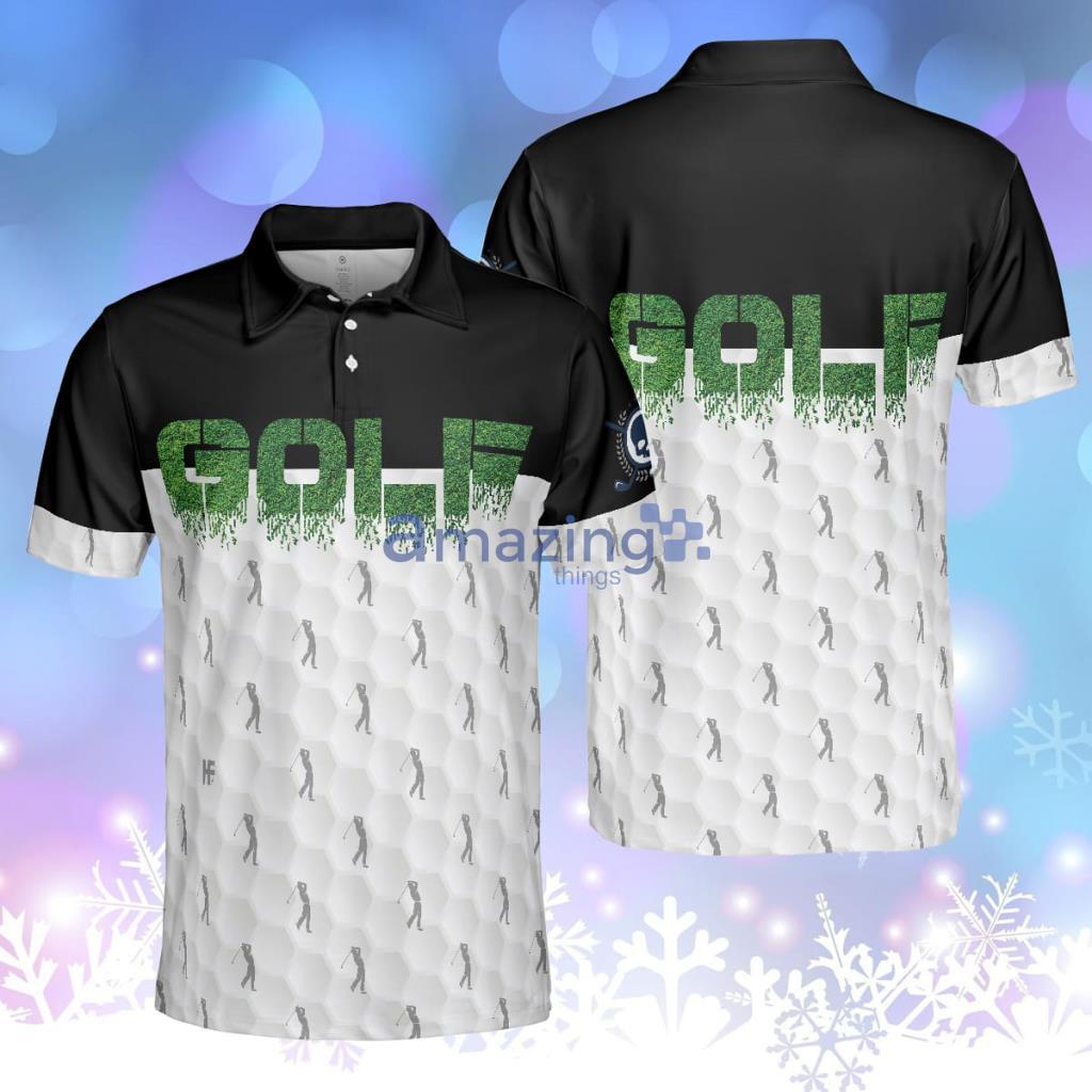 Funny Golfer Seamless Pattern Golf Polo Shirt, For Men, Best Gift For Golfers Product Photo 1